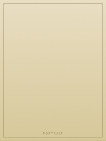 Golden silhouette of a person inside a thin golden square frame on a dark background.