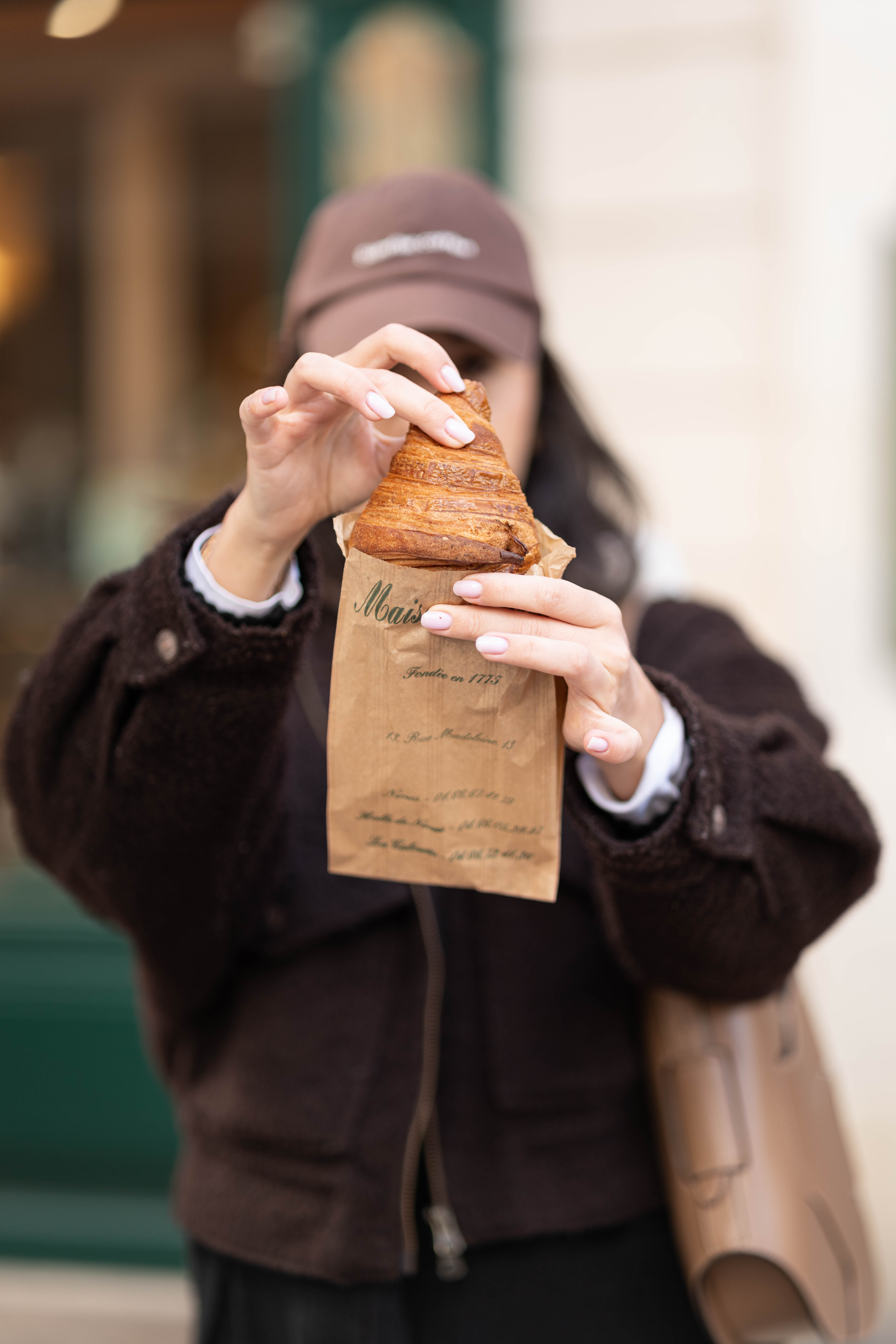 photo instagram food croissant