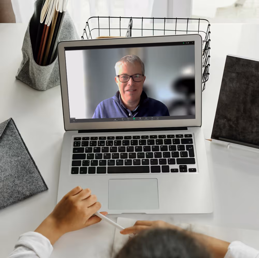 Zoom call with Rugby Web Design