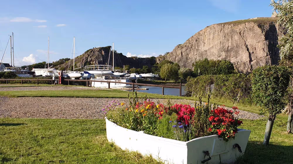Website design example - Uphill Marina