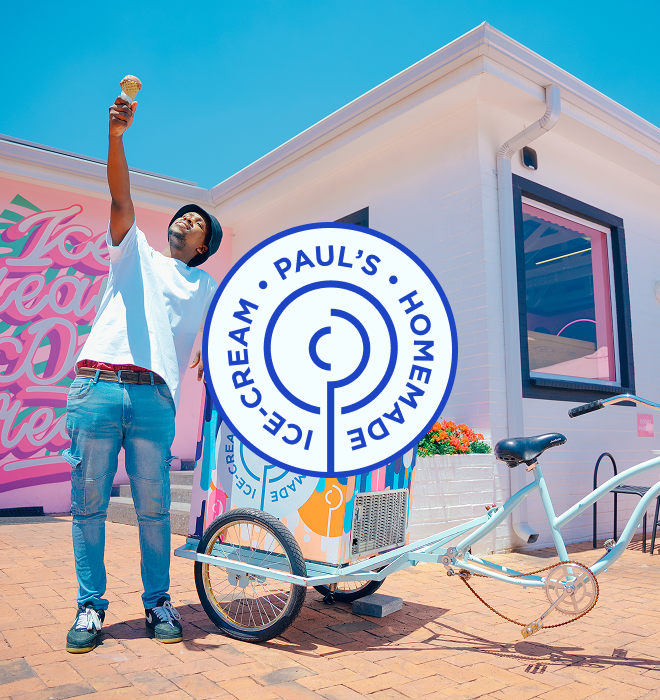 Paul's Homemade Ice Cream Website - Developed by Tecbot Webflow Agency
