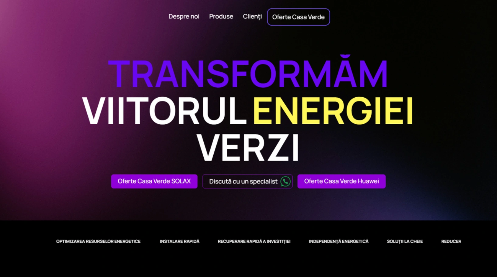 Servicii de creare website, aplicații mobile, dezvoltare software.