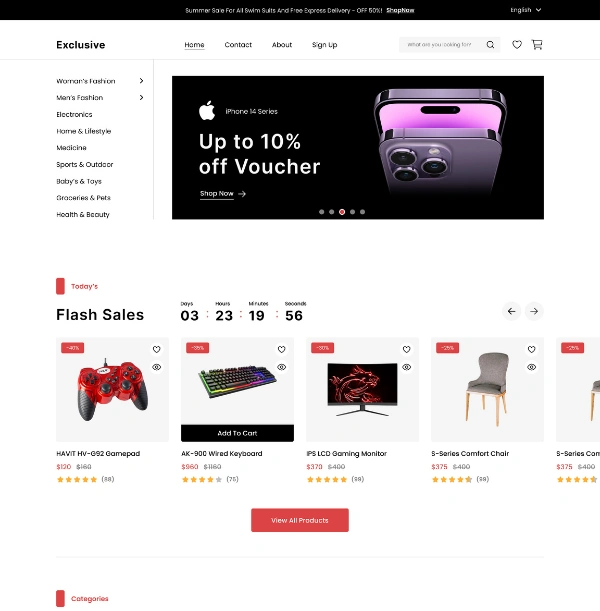 Servicii de creare website, aplicații mobile, dezvoltare software.