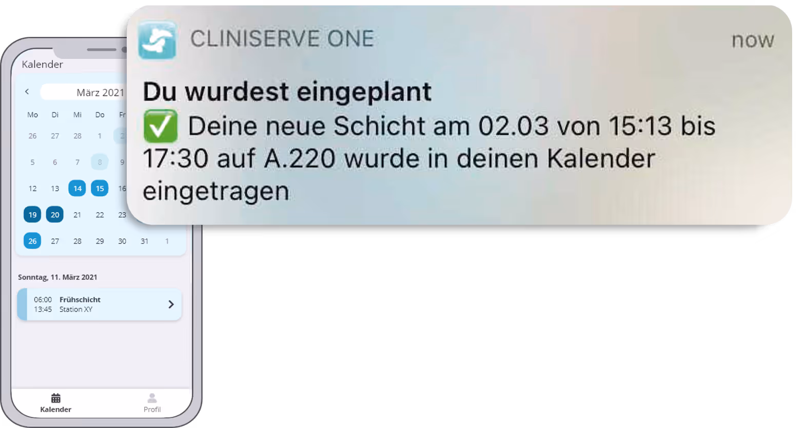 Kommunikation von Diensten