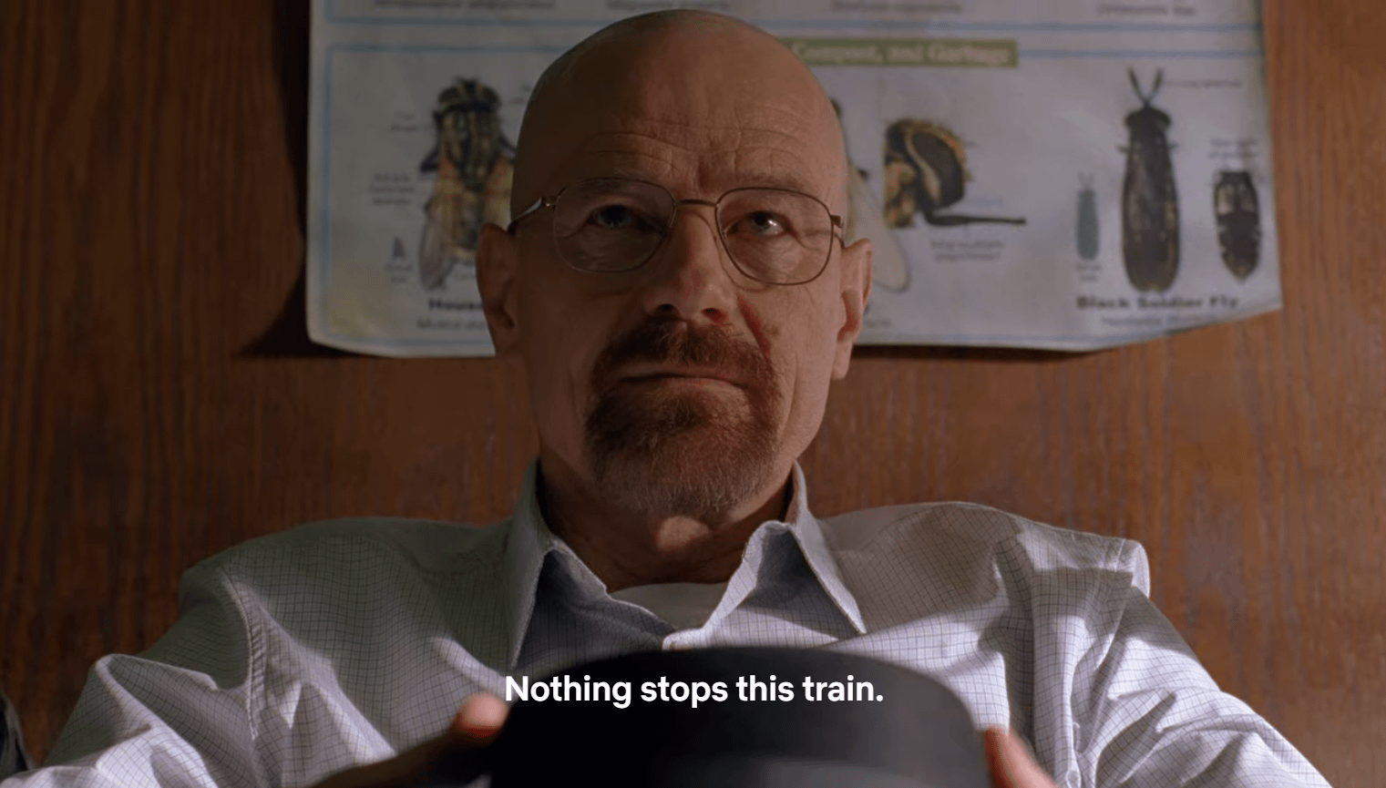 In S5E4, when Hank, Jesse and Walter talks about how to get methylamin,  they ask what Walt thinks they should do. He replies with saying, that no  matter what, "the methylamin can´t