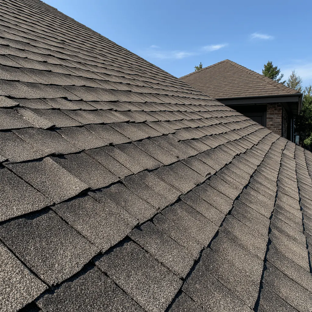 Asphalt roofing shingles