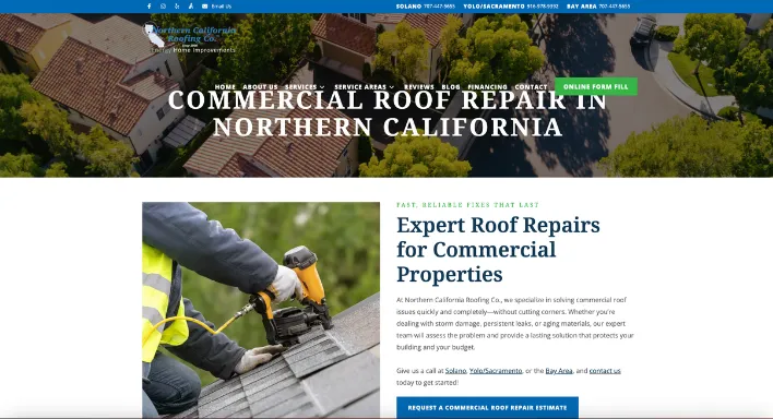 roofing portfolio example 2