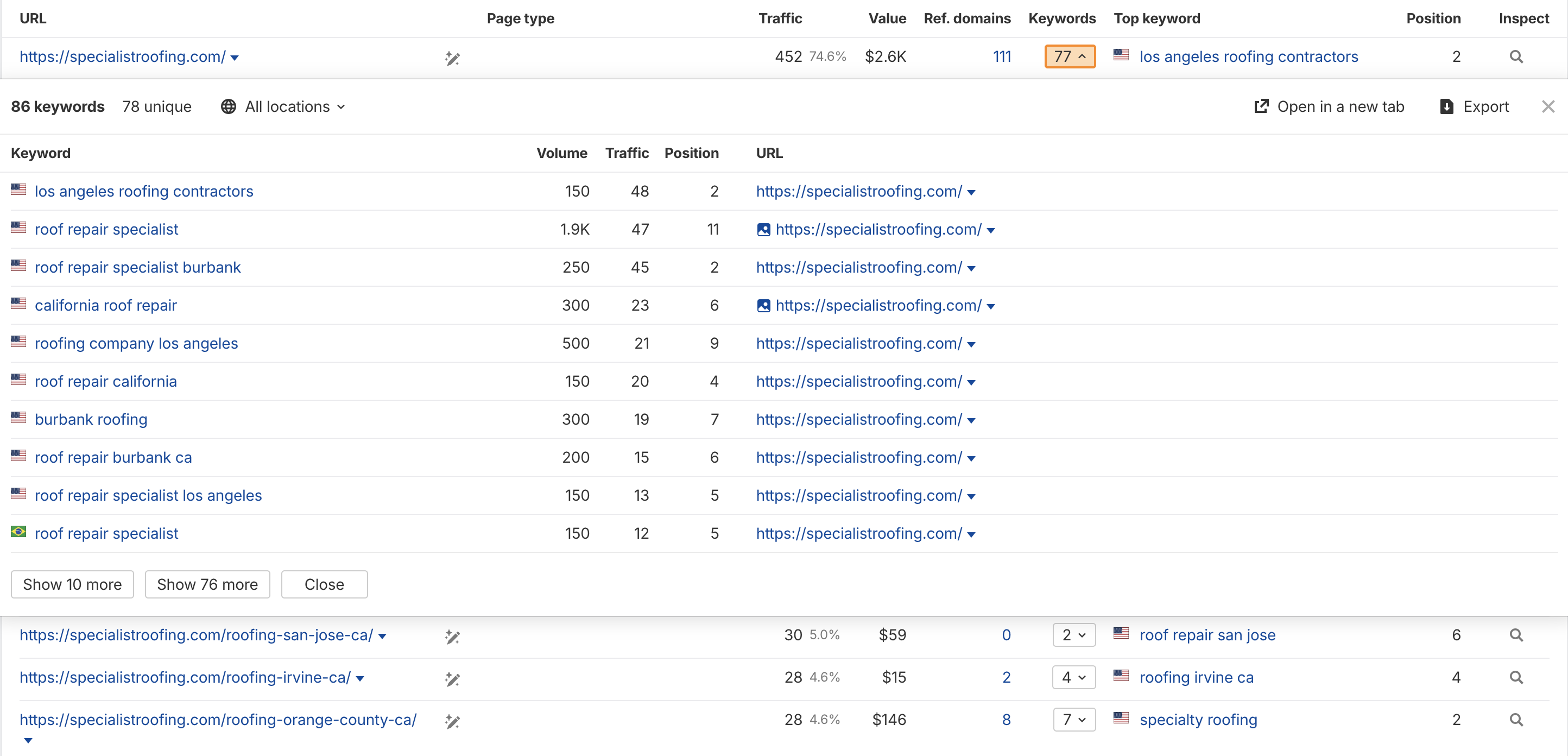 Competitor Research for roofers