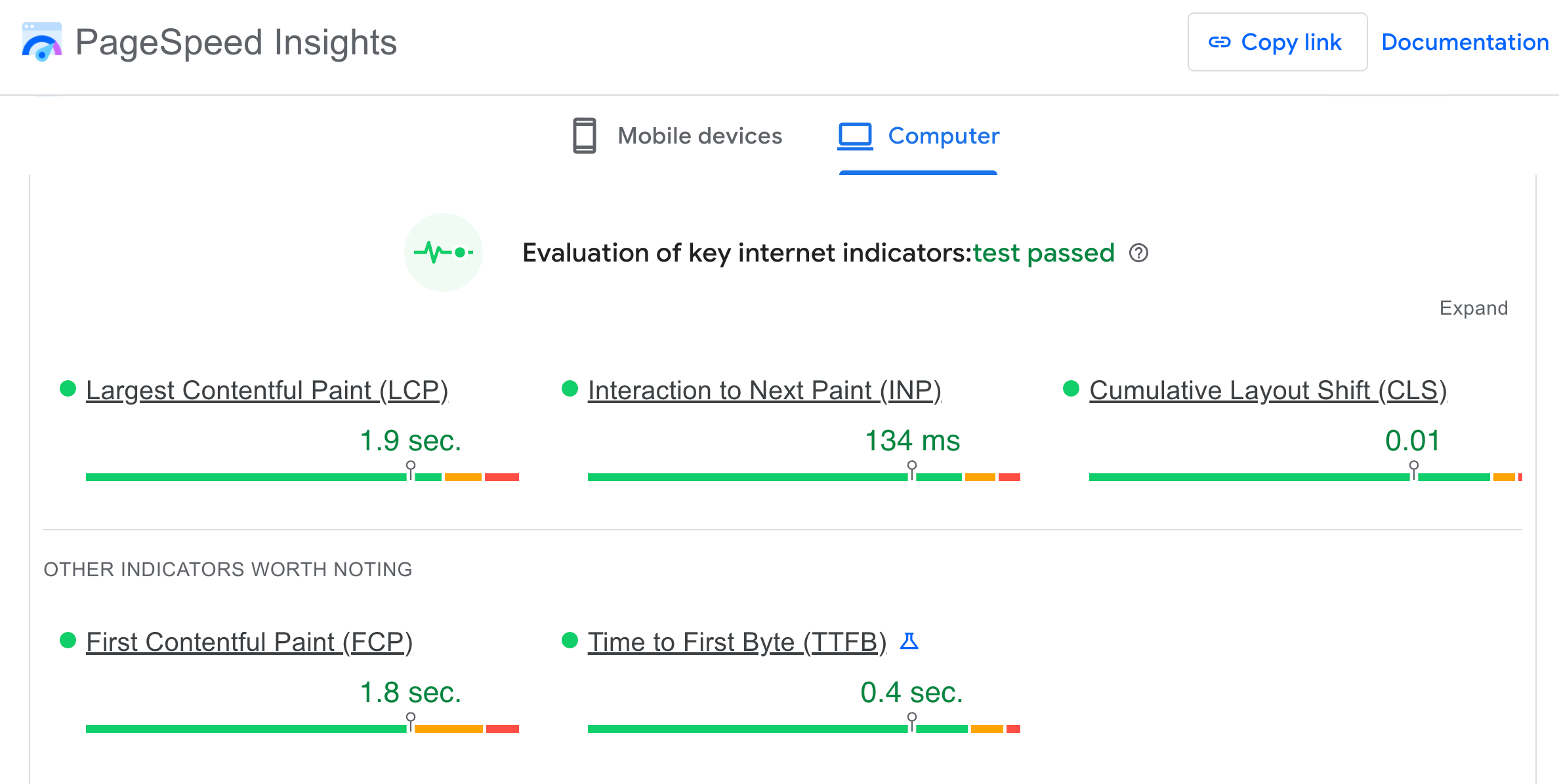 website Site Speed
