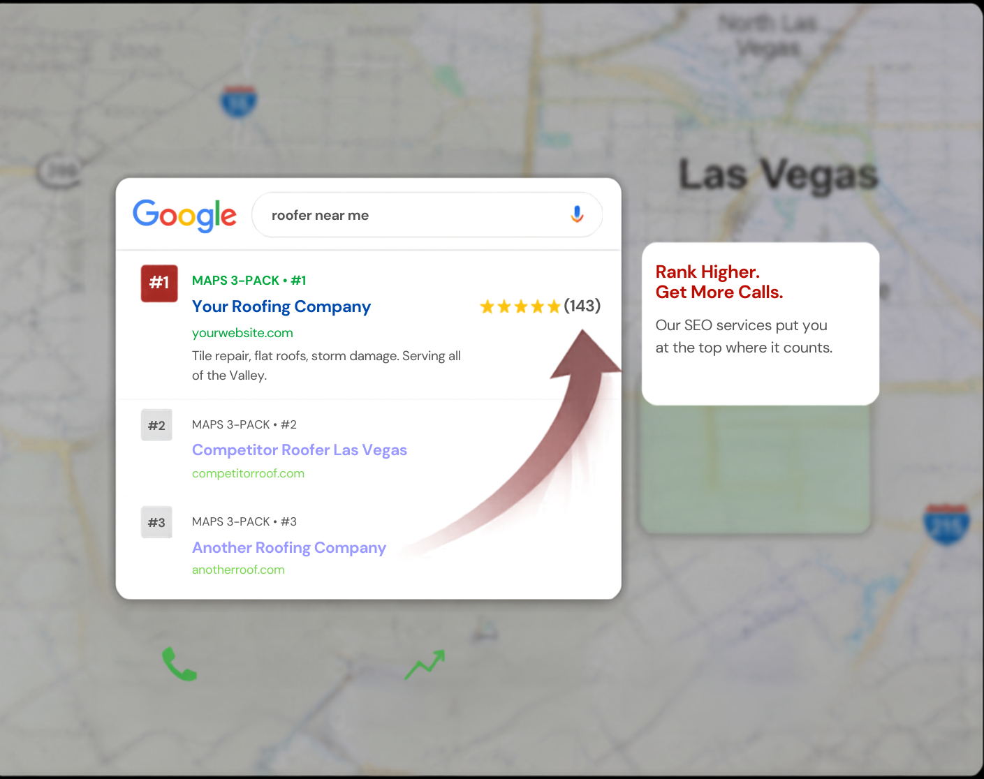 Rank higher with" roofer near me " in Las Vegas 