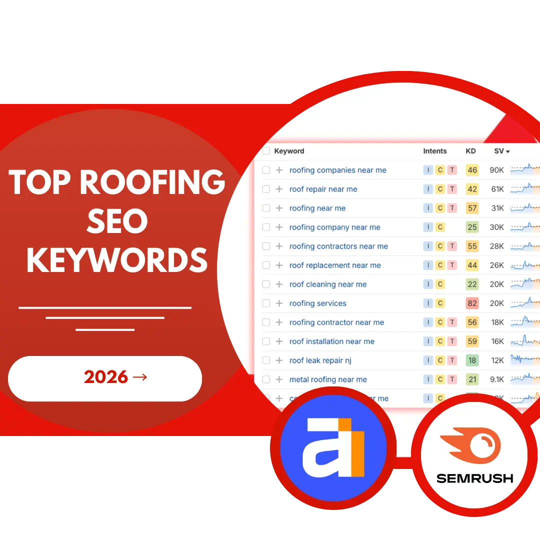 top roofing SEO keywords