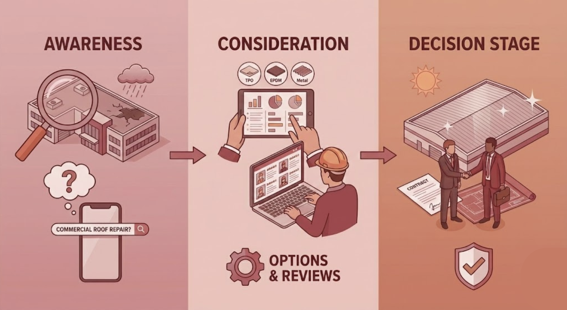 Commercial Roofing Lead Generation Process