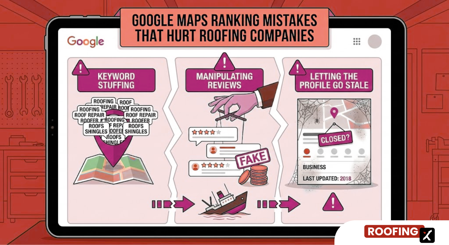 Google Maps Ranking Mistakes That Hurt Roofing Companies