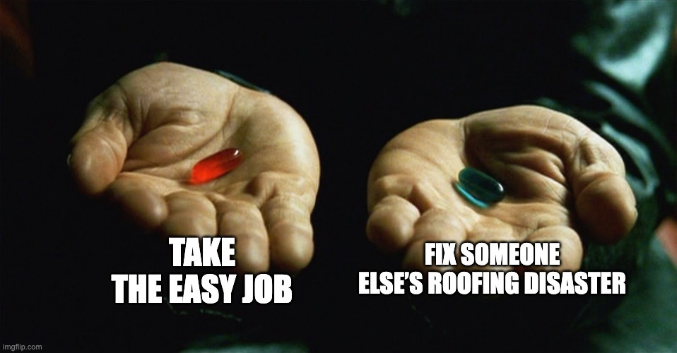 Red Pill / Blue Pill: Fixing Someone Else’s Mistakes