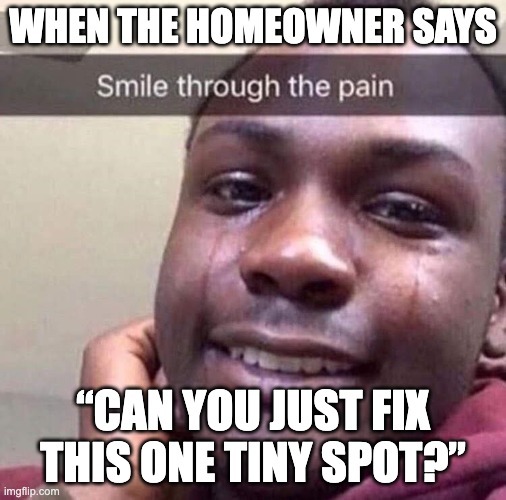 Smiling Through Pain: Just One Small Spot