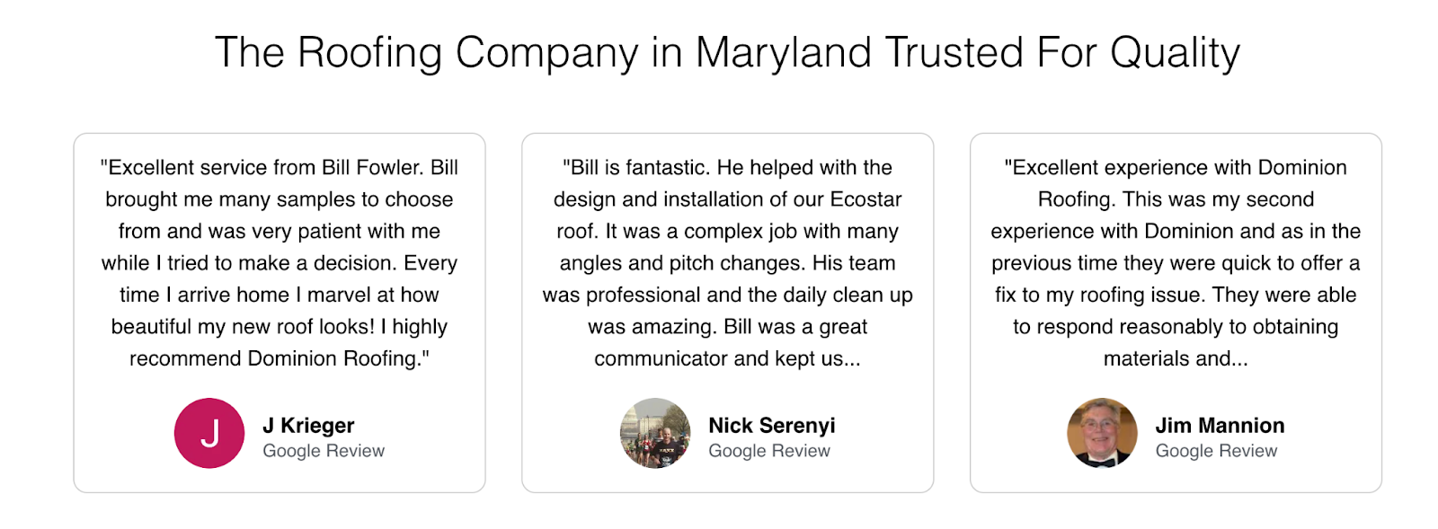 Customer Testimonials: