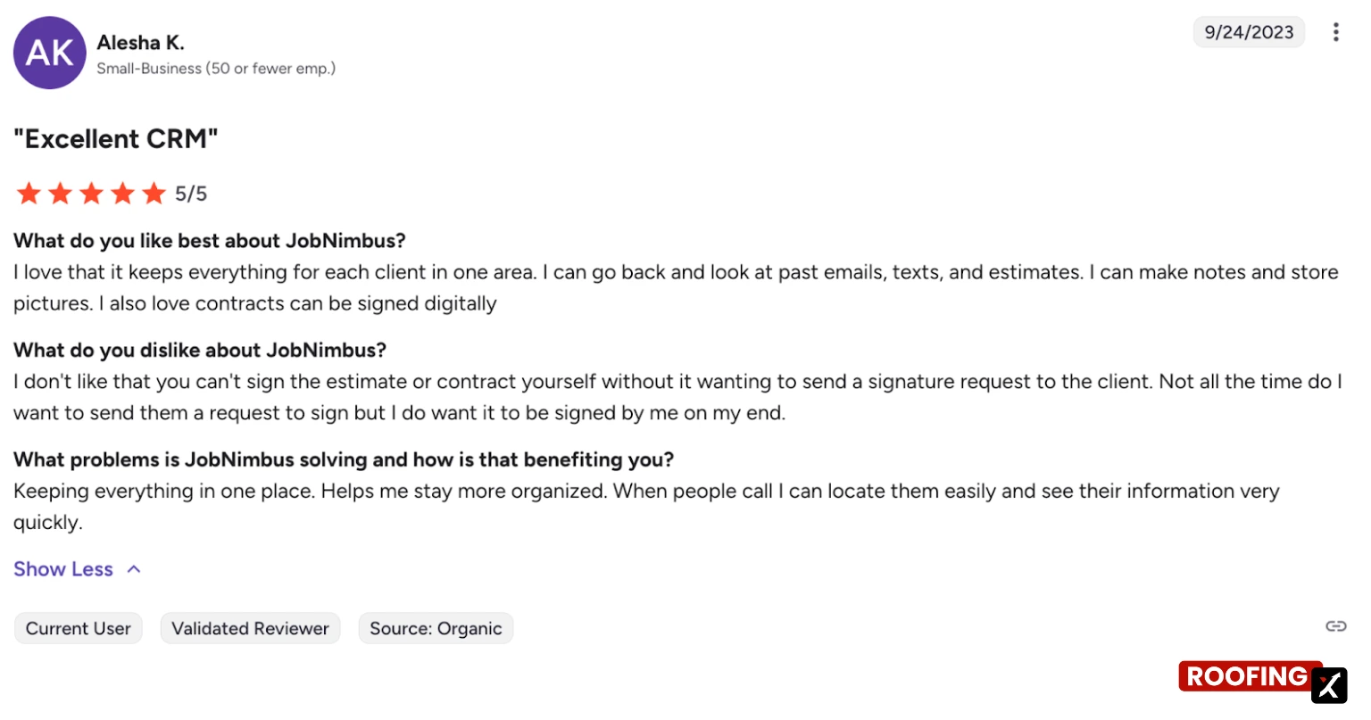 JobNimbus Reviews