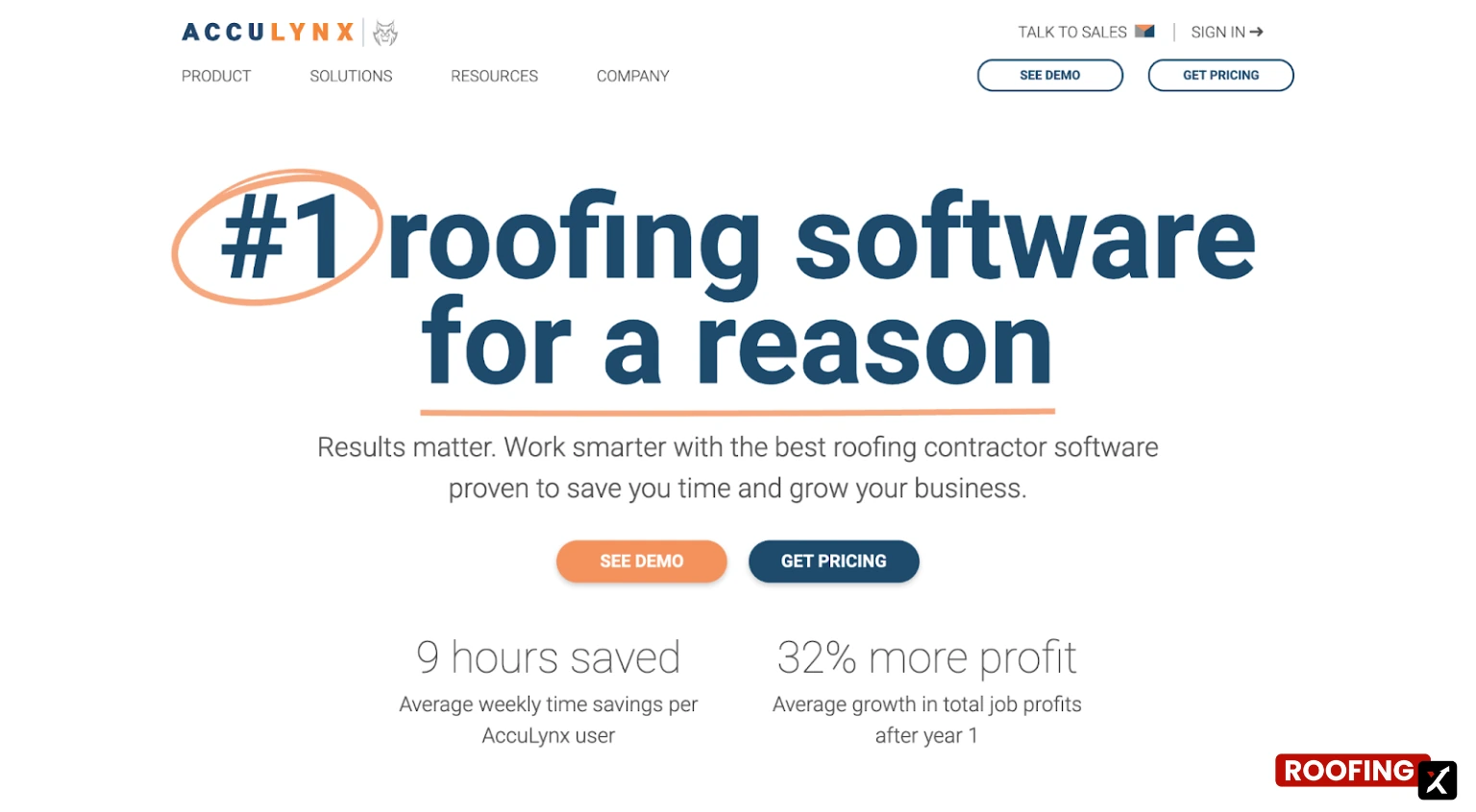 AccuLynx Home Page