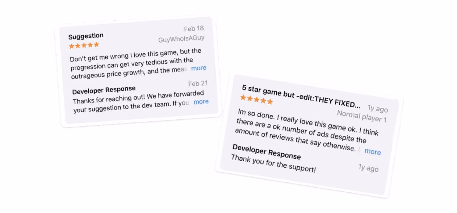 User Feedback Mobile Game Growth