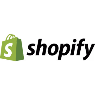 Shopify's logo.