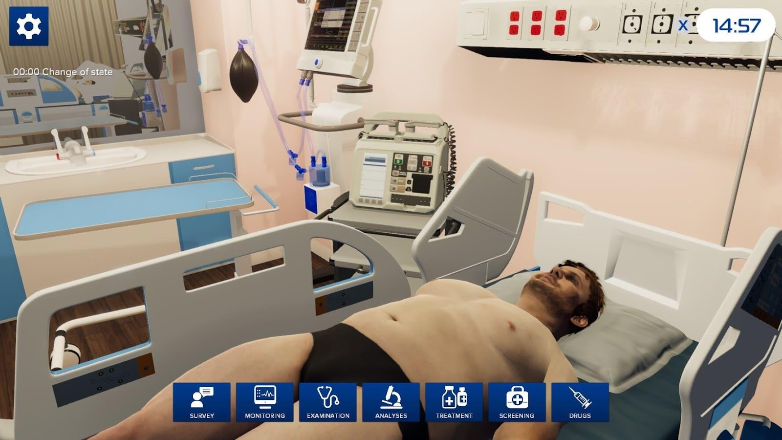 VR simulator for patient care