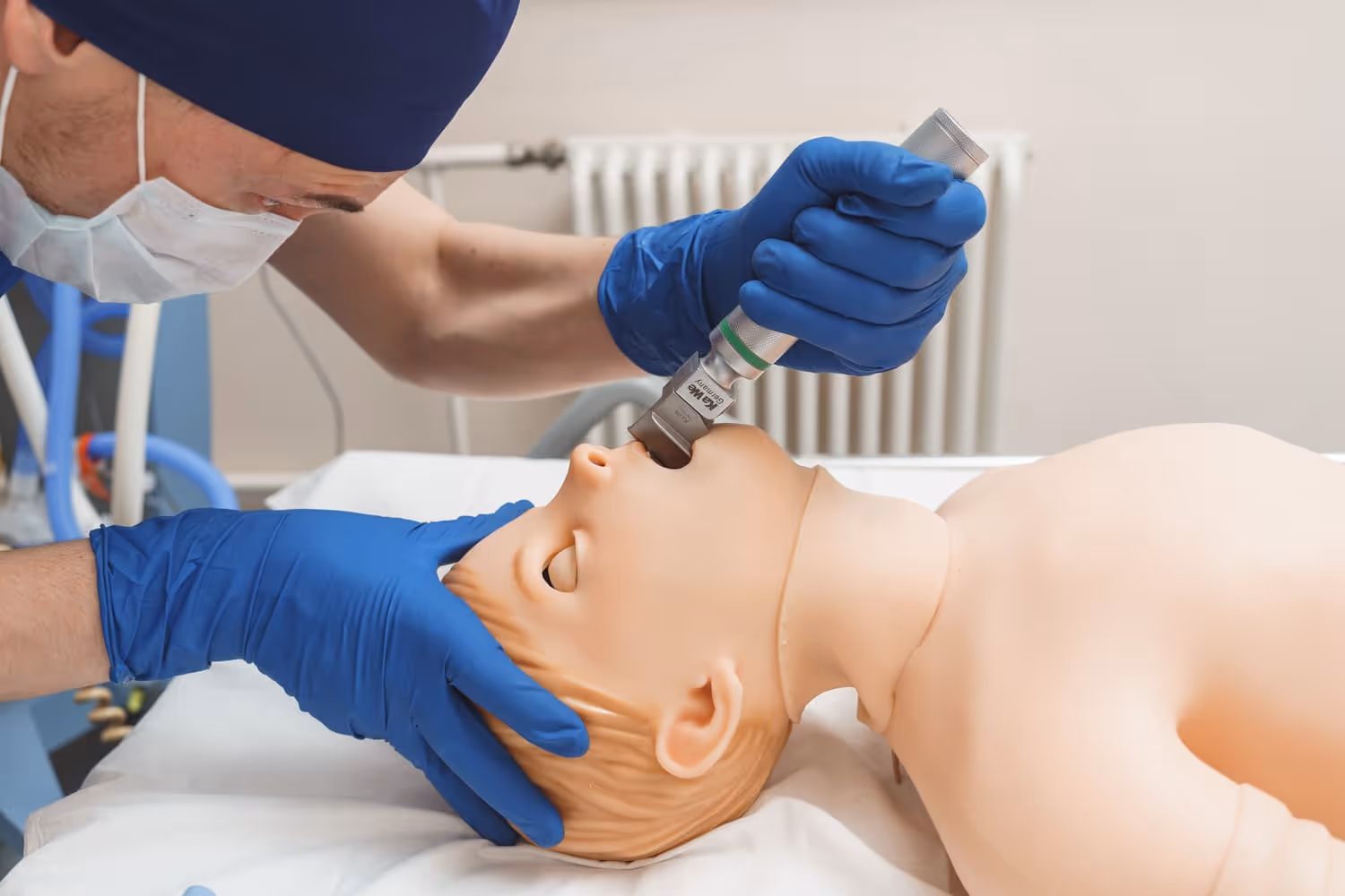 Practicing instrumental skills on a dummy