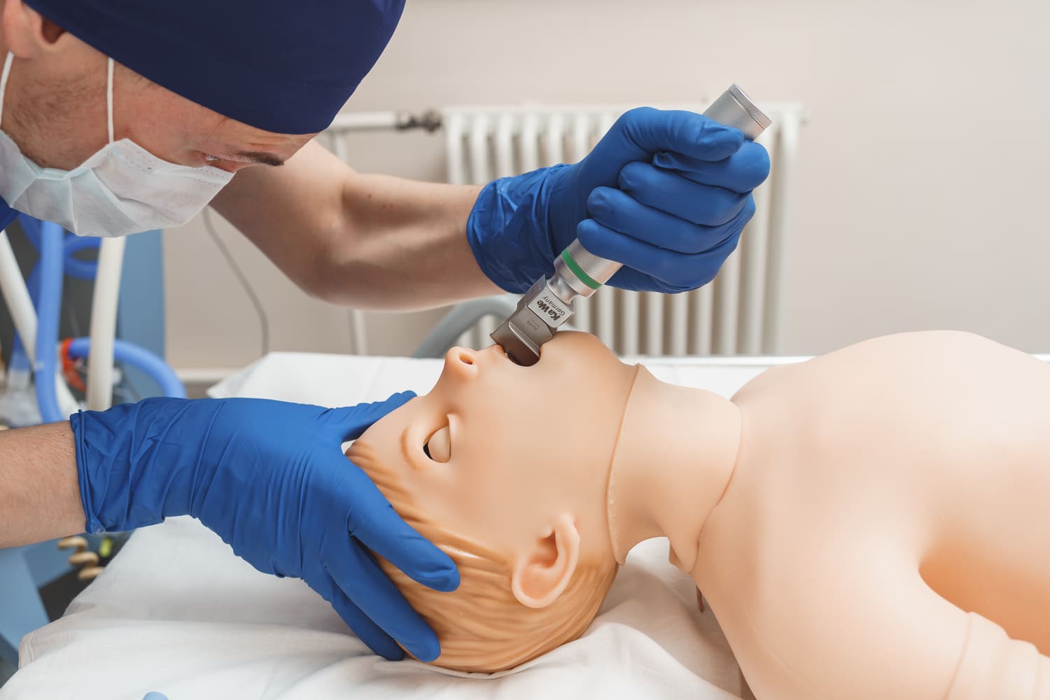 Practicing instrumental skills on a dummy