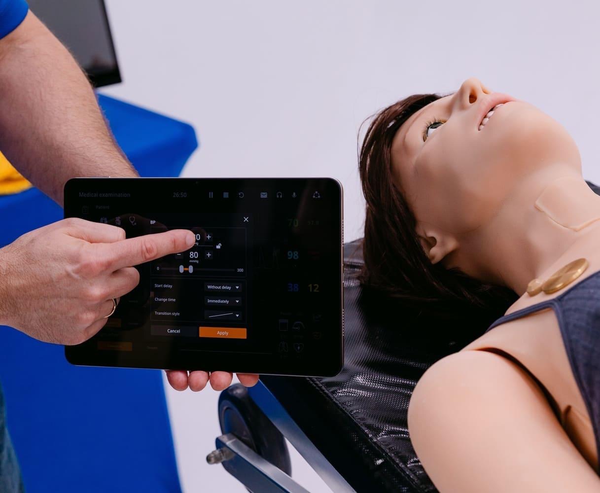Data generated by the simulator during the training process