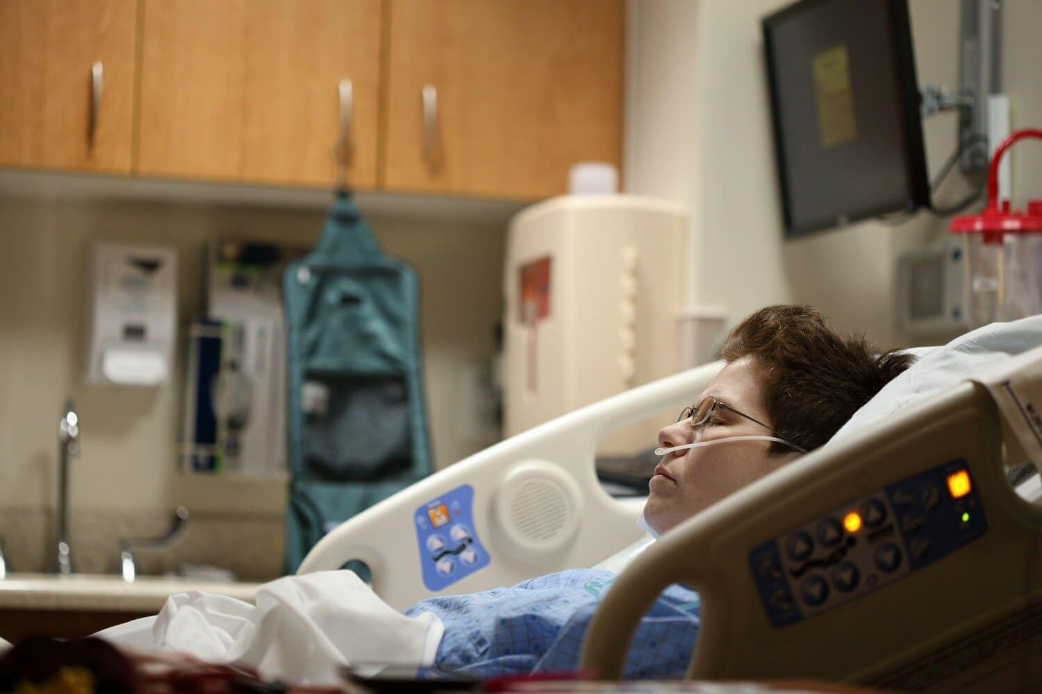 Healthcare professional providing compassionate care and support to a patient