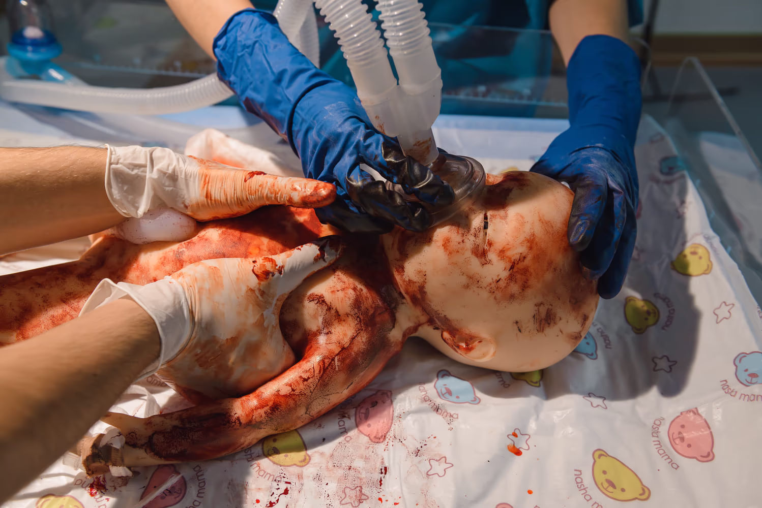 Practice of emergency care for newborns