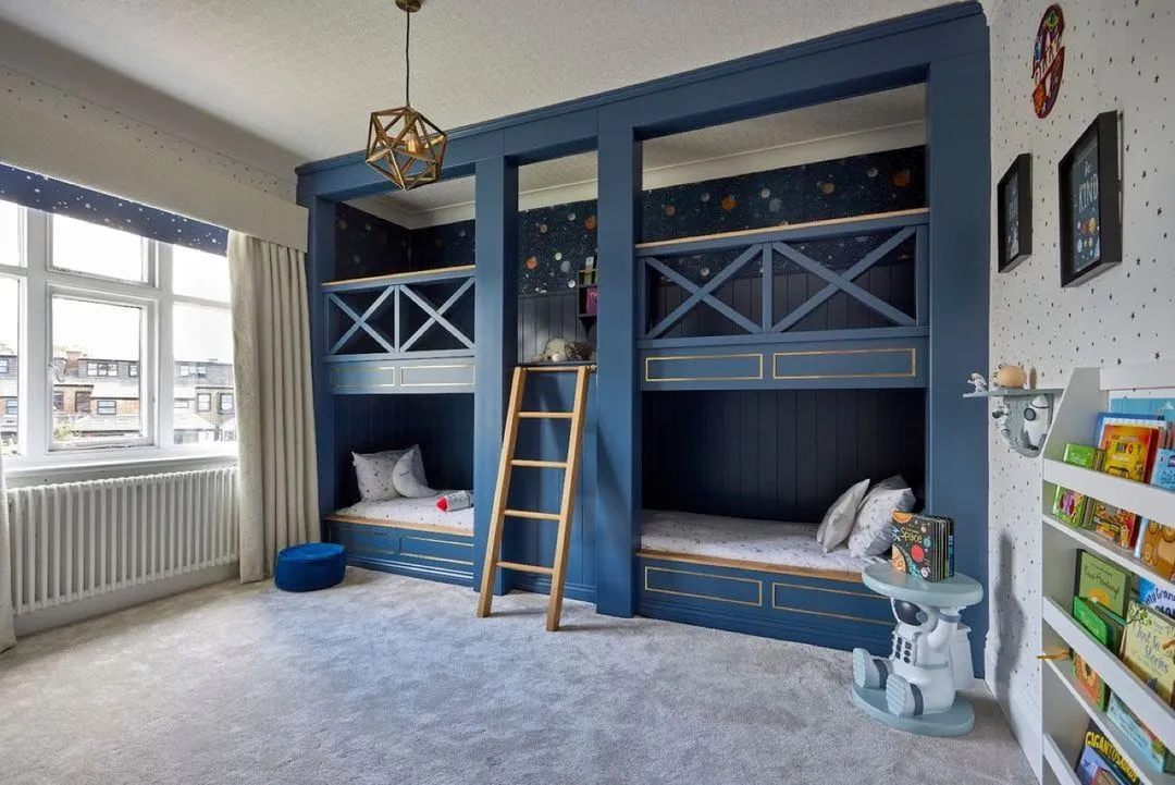 Complete redesign and refit of childrens bedroom