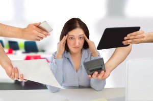Getting stressed out by work