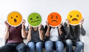Reacting to differently/negatively to change