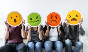Reacting to differently/negatively to change