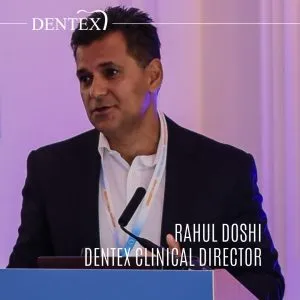 Rahul Doshi sharing knowledge of leadership in a Dental Business