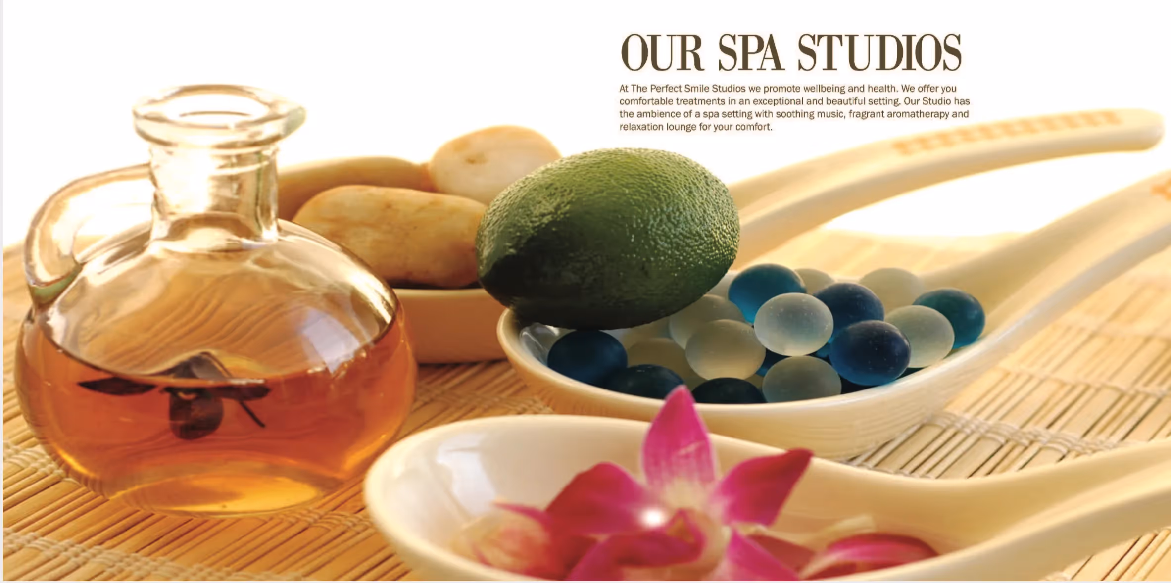 Example of "Our Spa Studios" advertisement