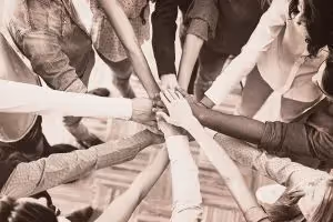 Working together as a team