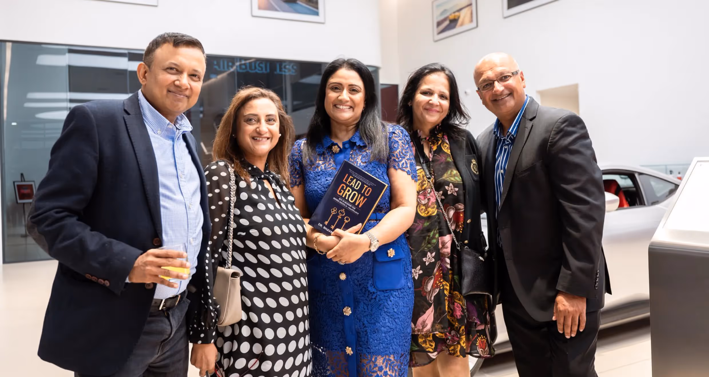 DWB VIP event guests at Lead to Grow book launch, Ferrari London