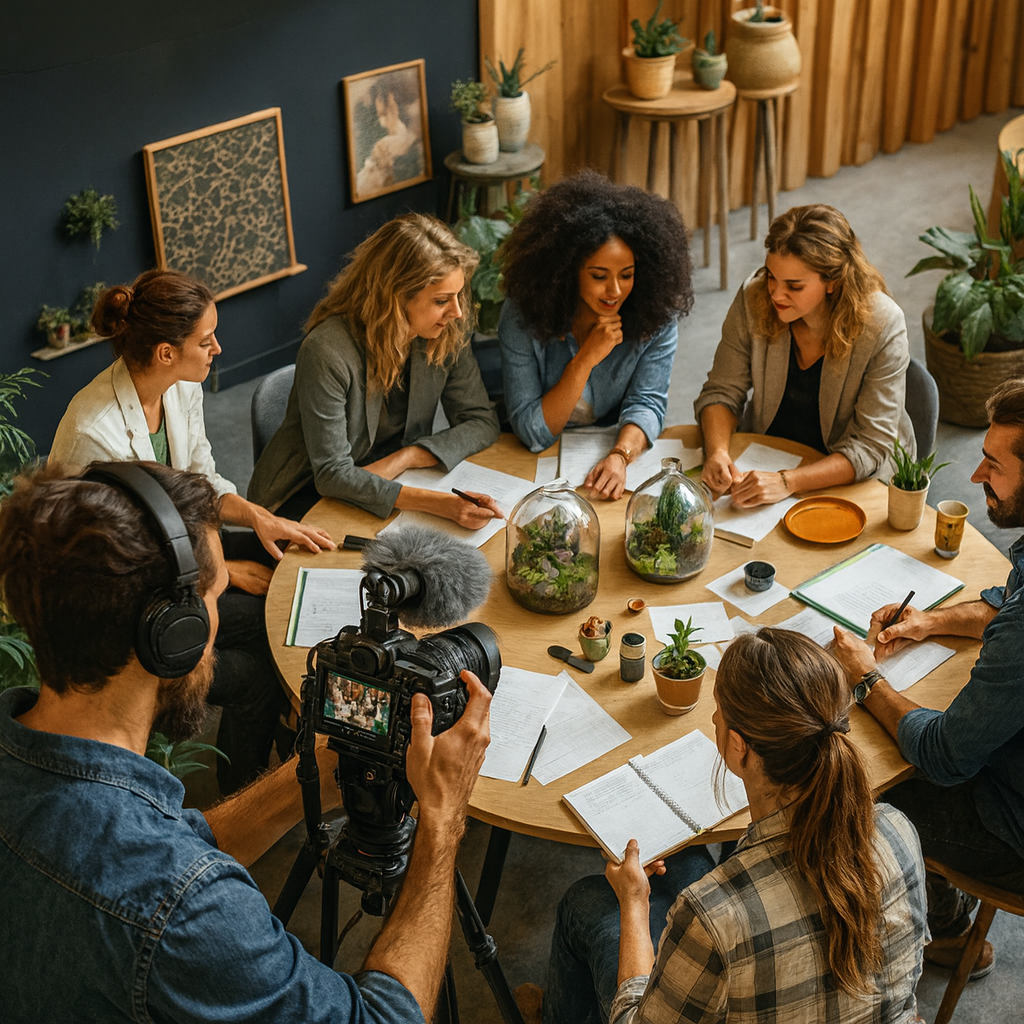 image of educational workshops in progress (for a environmental conservation nonprofit)