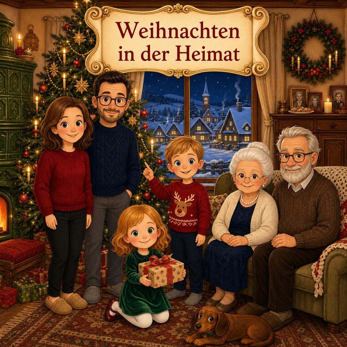 Mutter tröstet Kind, das an Zahnarztstuhl denkt, während es an Spielzimmer denkt.