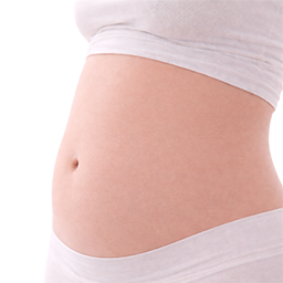 Vergelijking grootte embryo bij 4 weken zwanger, zo klein als een zoutkorrel