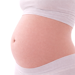 Banaan als vergelijking voor de grootte van de baby bij 20 weken zwangerschap.