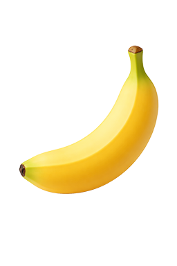 Banaan als vergelijking voor de grootte van de baby bij 20 weken zwangerschap.