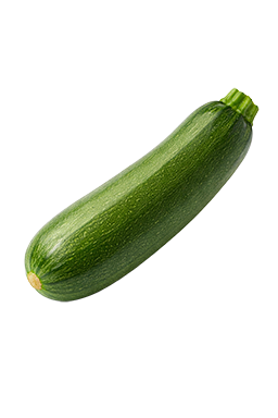 Courgette als vergelijking voor de grootte van de baby bij 29 weken zwangerschap.