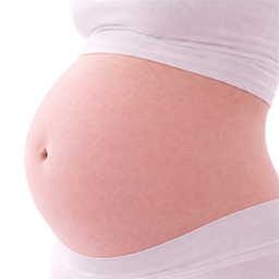 Ananas als vergelijking voor de grootte van de baby bij 30 weken zwangerschap.