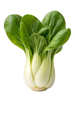 Paksoi als vergelijking voor de grootte van de baby bij 36 weken zwangerschap.