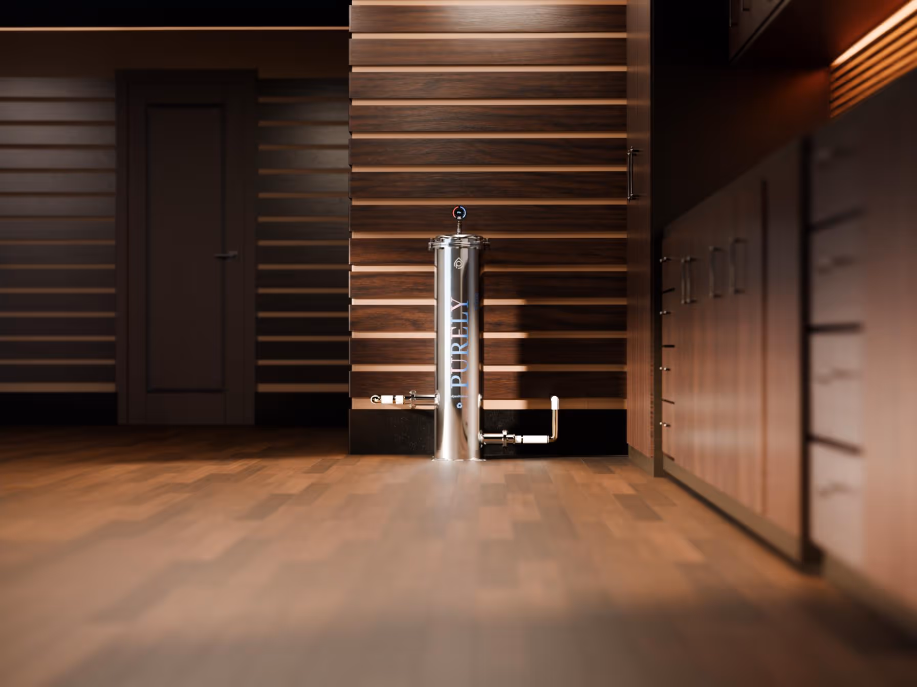 P1+ Tower Experience the benefits of purified water for drinking, cooking, bathing, and washing from every faucet and shower.