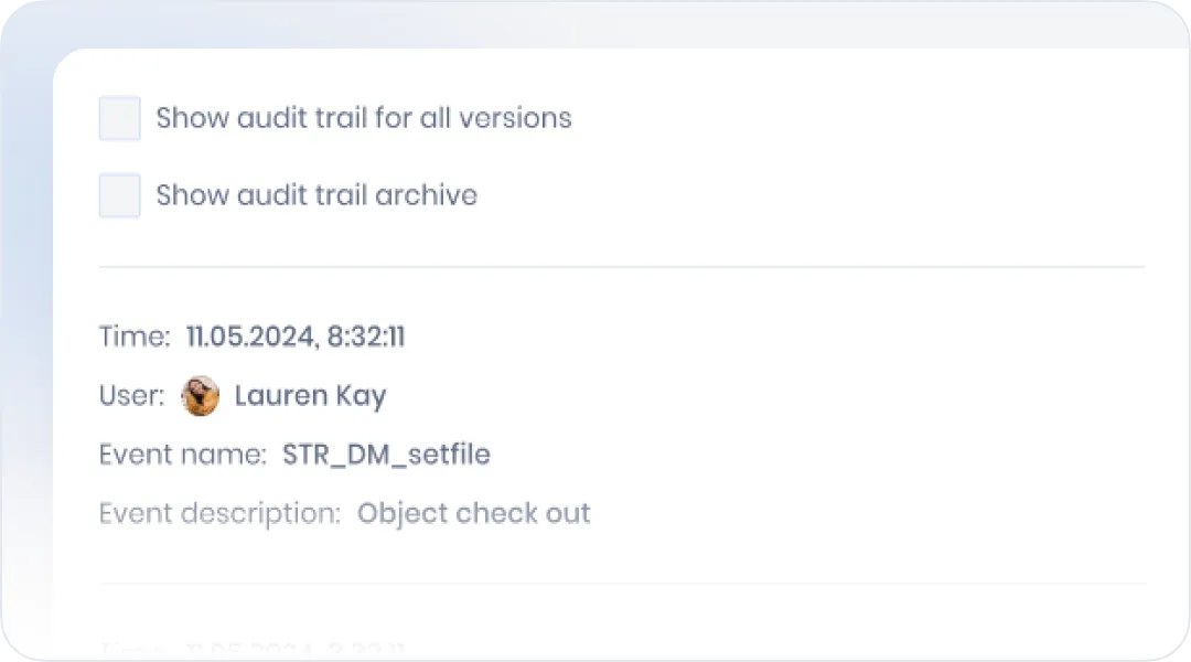 Improved Traceability