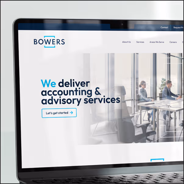 Bowers campaign creative mockup by More Than Cars.