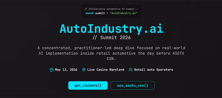 Auto Industry Summit event graphic.